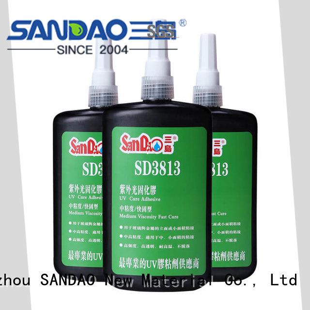 curing uv bonding glue free design for screws SANDAO