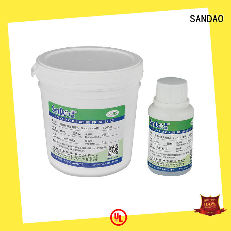 SANDAO durable Two-component addition-type potting adhesive TDS  supply for metalparts