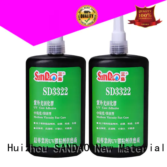 SANDAO first-rate uv bonding glue metal for electronic products