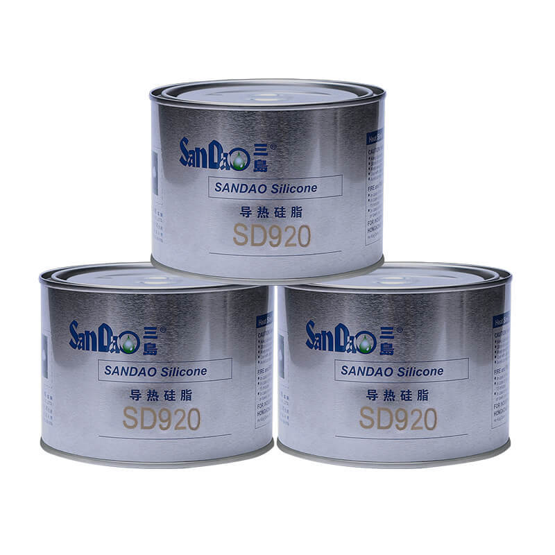 SANDAO silicone Thermal conductive material TDS producer for Semiconductor refrigeration