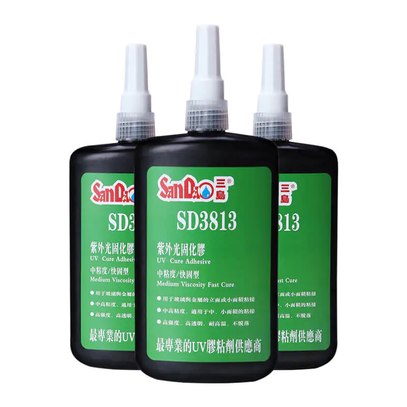 SANDAO resin uv bonding glue from manufacturer for screws