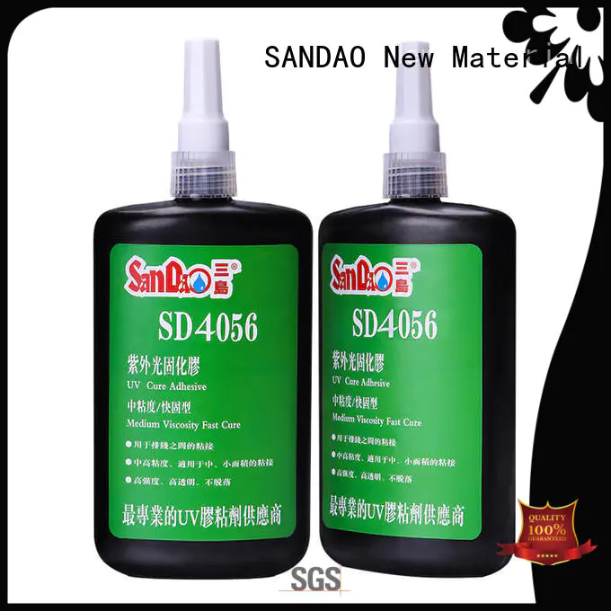 SANDAO curing uv bonding glue factory price for screws