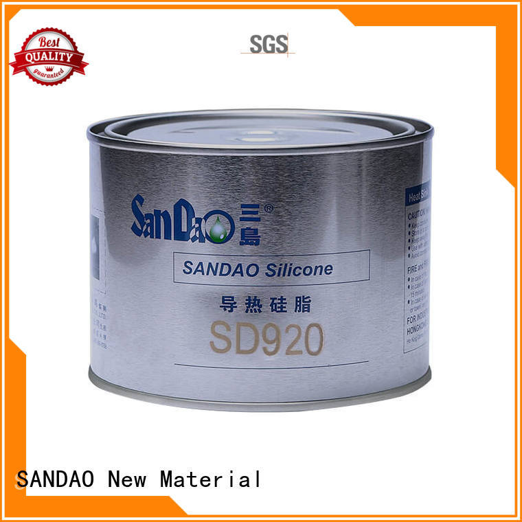 SANDAO silicone Thermal conductive material TDS producer for Semiconductor refrigeration