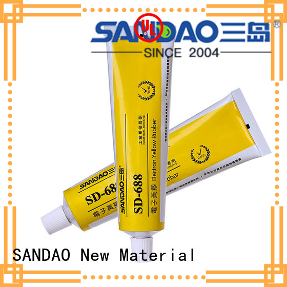Electronic flame retardant yellow adhesive SD688