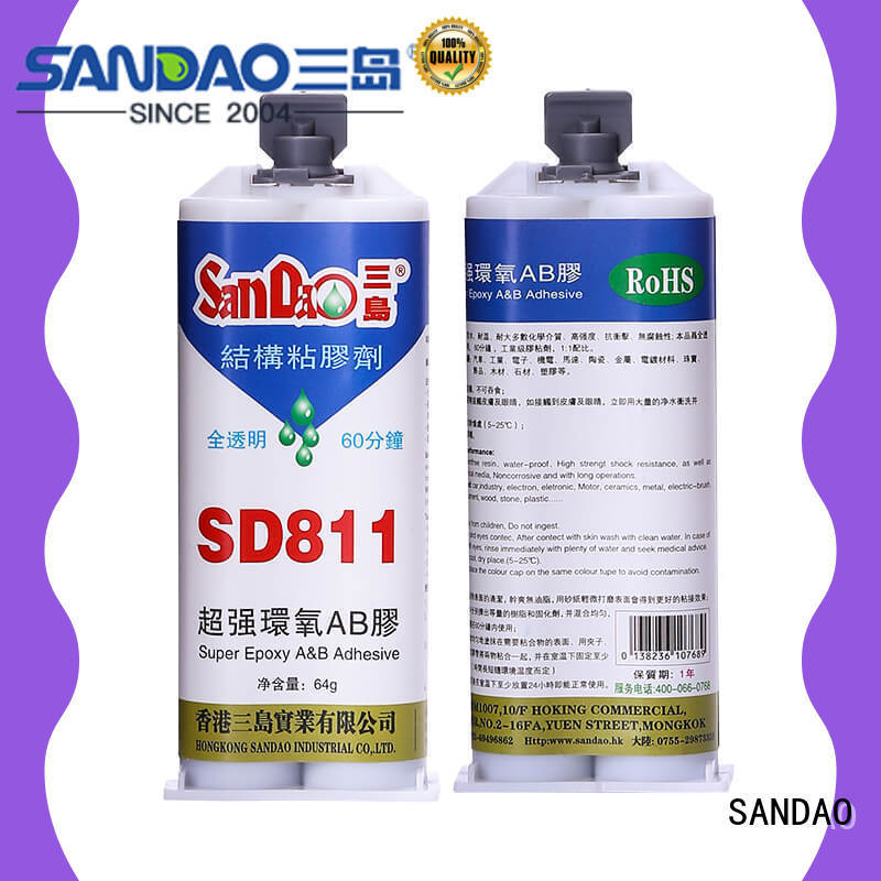 SANDAO resin 2 part epoxy adhesive free design for oven