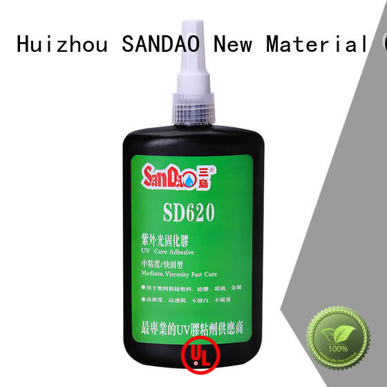 SANDAO excellent uv bonding glue free design for fixing products
