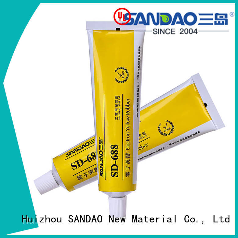 SANDAO yellow rtv silicone rubber for substrate