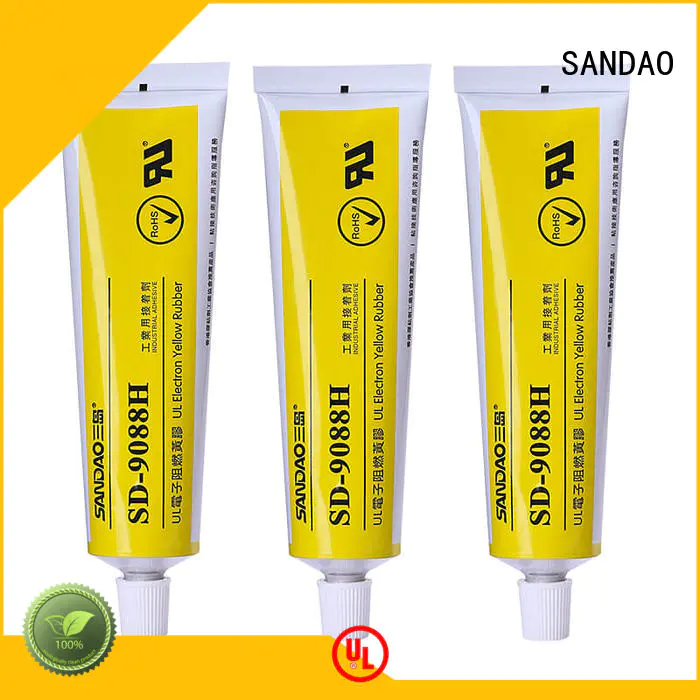 SANDAO waterproof what is rtv silicone yellow for electronic products