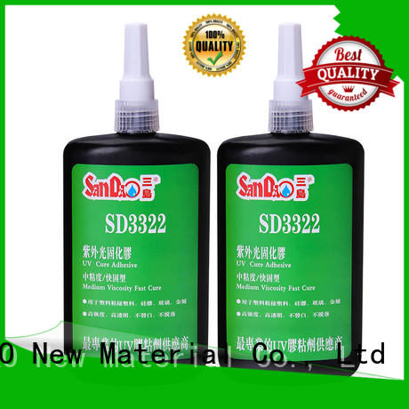SANDAO plastics uv bonding glue from manufacturer for electrical products