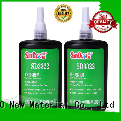 SANDAO plastics uv bonding glue from manufacturer for electrical products