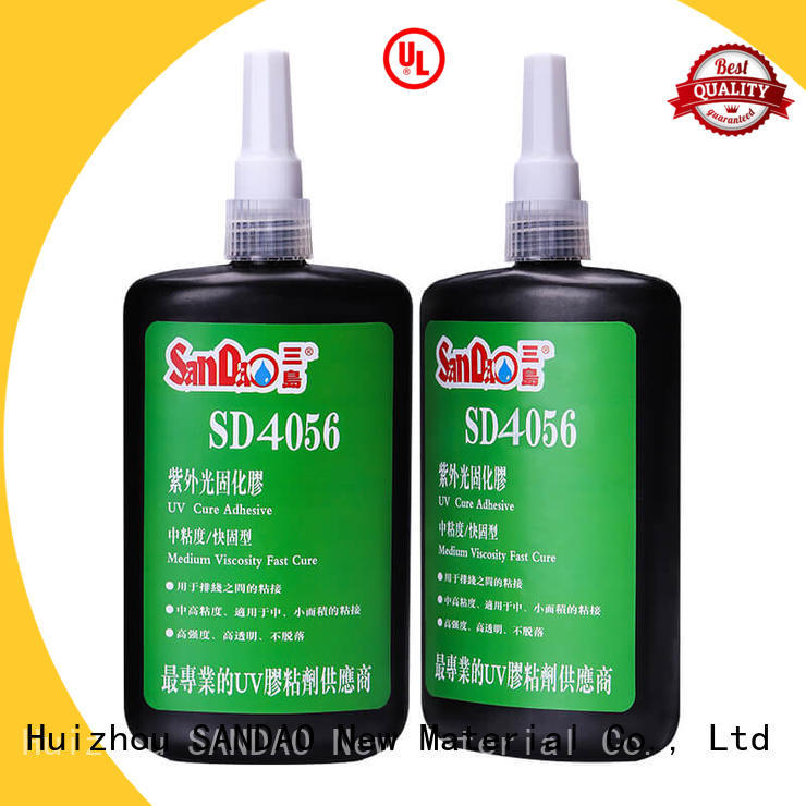 SANDAO first-rate uv bonding glue bulk production for screws