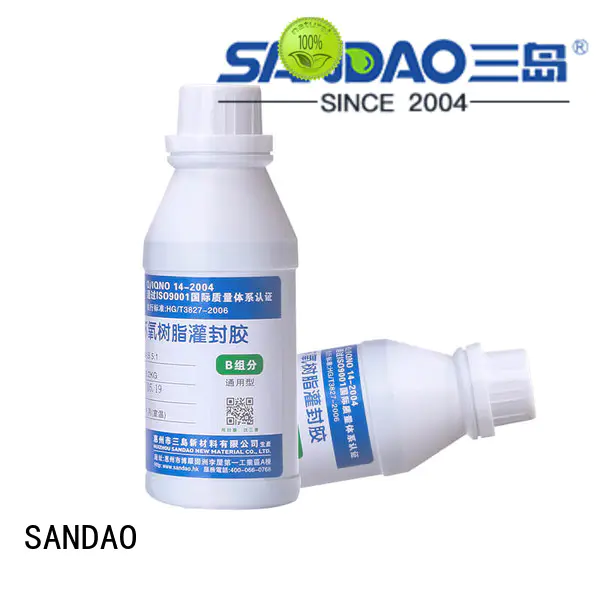 SANDAO flameretardant Two-component addition-type potting adhesive TDS certifications for electroplating