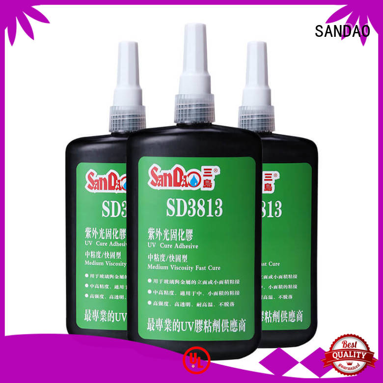 SANDAO best uv bonding glue bulk production for screws