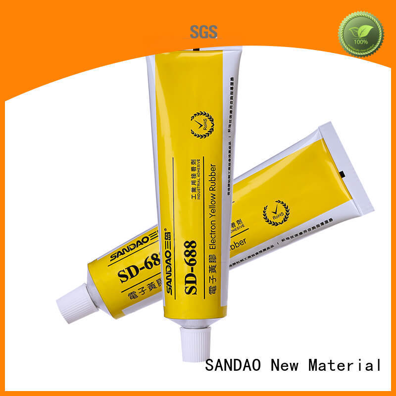 Electronic flame retardant yellow adhesive SD688