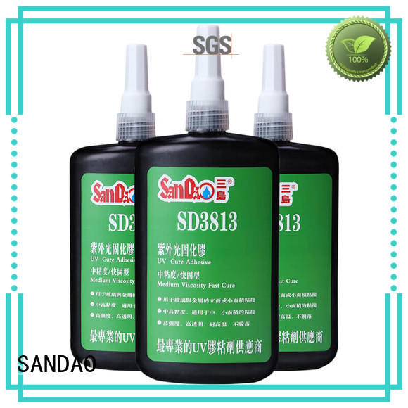 SANDAO inexpensive uv bonding glue free design for electrical products