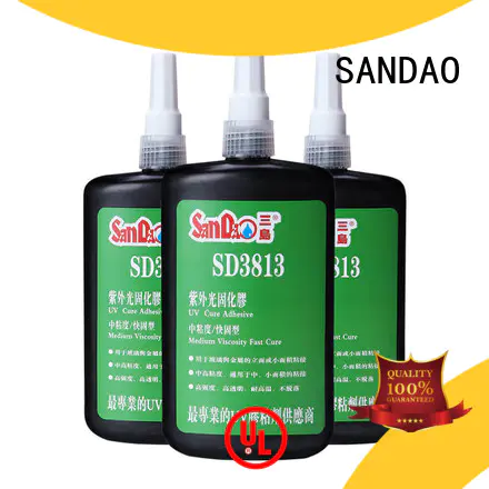 SANDAO best uv bonding glue glass for electrical products