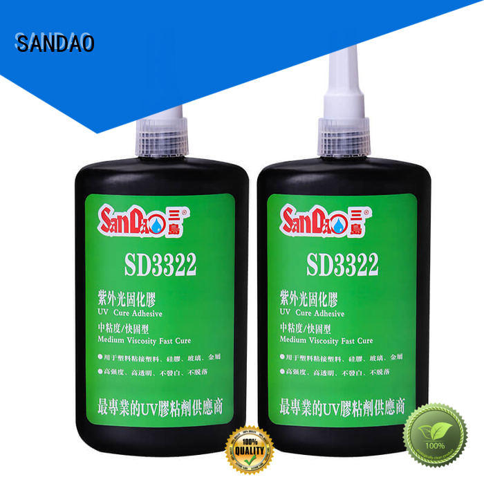 SANDAO best uv bonding glue from manufacturer for electrical products