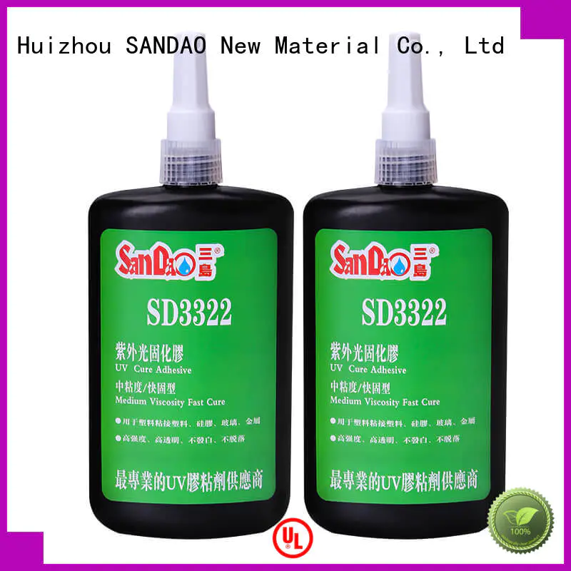 SANDAO first-rate uv bonding glue bulk production for electrical products
