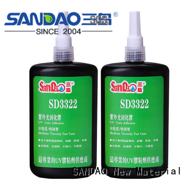 SANDAO curing uv bonding glue at discount for electronic products
