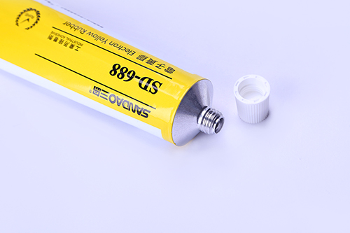 Electronic flame retardant yellow adhesive SD688-9