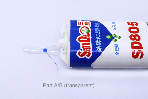 SANDAO drying 2 part epoxy adhesive from manufacturer for coffee pot gap filling-9