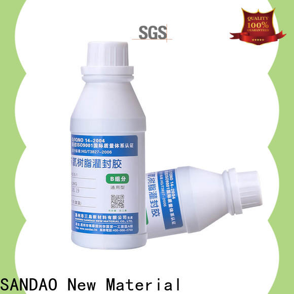 SANDAO useful Two-component addition-type potting adhesive TDS certifications for glass parts