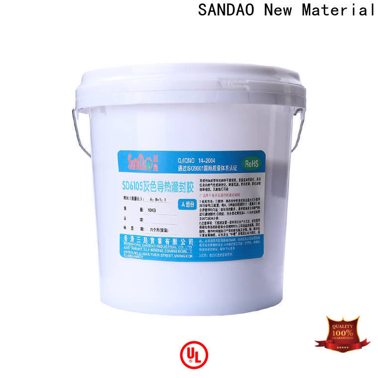 SANDAO hot-sale Two-component addition-type potting adhesive TDS  manufacturer for glass parts