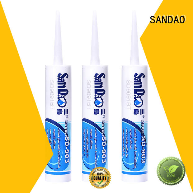 SANDAO waterproof rtv silicone rubber wholesale for screws
