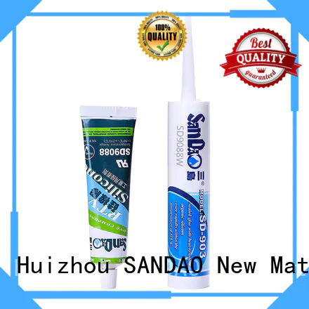 SANDAO adhesive rtv silicone rubber certifications for substrate