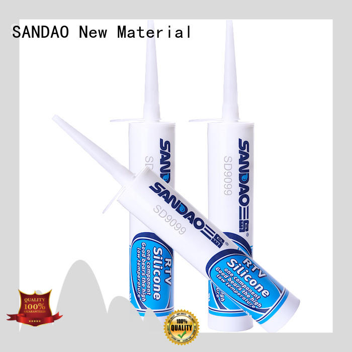 SANDAO waterproof One-component RTV silicone rubber TDS factory for screws