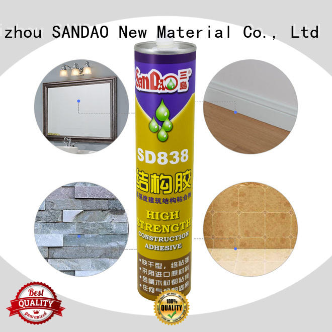 SANDAO durable modified silane nail free adhesive with good price corrosion resistance