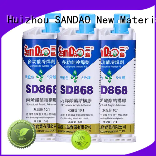 SANDAO bonding Epoxy resin adhesive series owner for glass parts